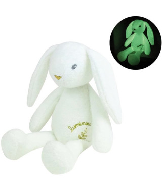 LIMINOU Peluche lumineuse lapin +/- 30 cm