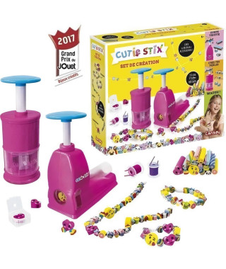 Set de Création Cutie Stix LANSAY - Activités Artistiques - Création de Bijoux - Des 6 ans