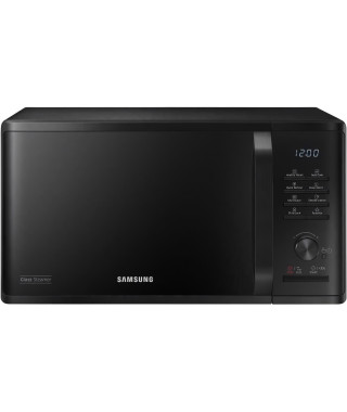 Micro-ondes solo - SAMSUNG - MS23K3555E - Noir - 23L - Contrôle électronique + bouton - Fonction maintien au chaud