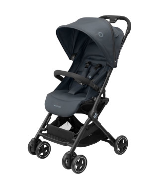 MAXI-COSI Poussette canne ultra compacte Lara 2, de la naissance a 4 ans, jusqu'a 22 kg, pliage facile, Essential Graphite