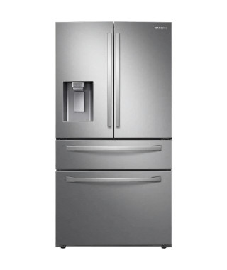 SAMSUNG RF24R7201SR - Réfrigérateur Multiporte - 510 L (348L + 123L + 39L) - Froid ventilé plus - L90,8cm x H177,7 cm - Inox