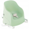 Rehausseur de chaise THERMOBABY Tudi - de 6 a 36 mois - Harnais de sécurité 3 points - Vert céladon