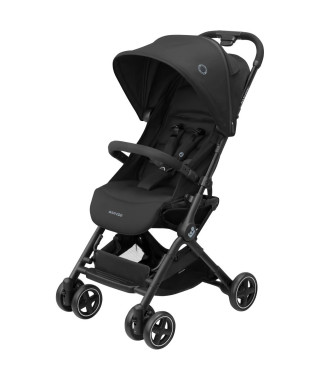 MAXI-COSI Poussette canne ultra compacte Lara 2, de la naissance a 4 ans, jusqu'a 22kg, pliage facile, Essential Black