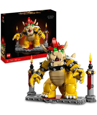 LEGO Super Mario 71411 Le Puissant Bowser, Figurine, Kit de Construction, Collection, Cadeau