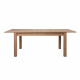 Table a manger extensible 6-10 personnes - Rectangulaire - MDF - Industriel - Bergen - L 160-200 x P 75 x H 90 cm