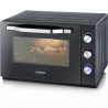 SEVERIN TO 2073 Four posable XXL a Chaleur Tournante 60 L avec pierre a pizza et tournebroche, 2 200 W, Minuteur 120 min, Noi…