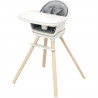 MAXI-COSI Moa Chaise haute bébé  évolutive 8 en 1, Chaise haute/Réhausseur/Tabouret/Bureau, De 6 mois a 5 ans, Beyond White