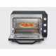 SEVERIN TO 2073 Four posable XXL a Chaleur Tournante 60 L avec pierre a pizza et tournebroche, 2 200 W, Minuteur 120 min, Noi…