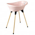 THERMOBABY KIT BAIGNOIRE VASCO Rose Poudré : baignoire + pieds + tuyau de vidange