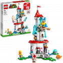 LEGO 71407 Super Mario Ensemble d'Extension La Tour Gelée et le Costume de Peach Chat, Figurine Toad, Jouet Château, Enfants …