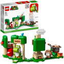 LEGO 71406 Super Mario Ensemble d'Extension La Maison Cadeau de Yoshi, Jouet Super Mario, Figurine, avec Manege, Enfants 6 Ans