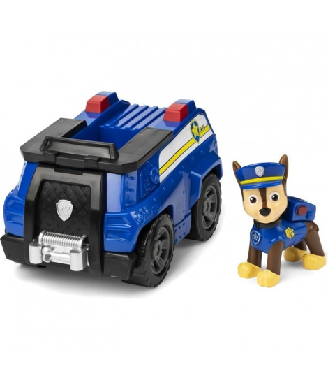 Mini véhicule + Figurine a collectionner - PAW PATROL - Chase - 15 cm - Bleu - A partir de 3 ans