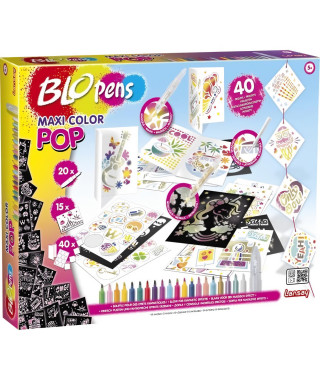 Blopens - Maxi Color Pop - Activités Artistiques - Coloriage et Dessins - Des 5 ans - Lansay