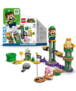 LEGO 71387 Super Mario Pack de Démarrage Les Aventures de Luigi, Jeu Interactif de Construction