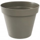 EDA Pot de fleur rond Toscane - Ø 48 x H 40 cm - 43 L - Taupe