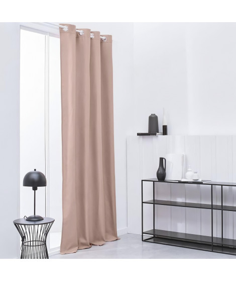 TODAY Rideau Isolant Thermique Essential Uni - 140 x 240 cm - Rose des sables