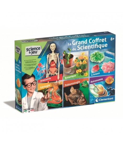 Clementoni - Science & Jeu - Le grand coffret du scientifique