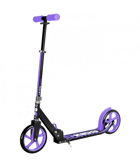 UNIVERSAL - Trottinette pliable ajustable 200mm avec béquille Mauve SKIDS CONTROL