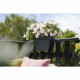 ELHO - Pot de fleurs -  Vibia Campana Flower Bridge 40 - Anthracite - Balcon extérieur - L 26 x W 39 x H 22 cm