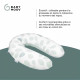 Babymoov Coussin de Maternité doomoo Buddy Leaves Aqua Green