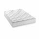 DEKO DREAM Pack Complet MALIN Matelas 140 x 190 cm + sommier + couette + 2 oreillers - 24 cm