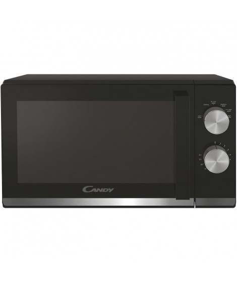 Micro-ondes pose libre CANDY CMW20TNMB - Noir - 20L - 700W - plateau 24,5 cm