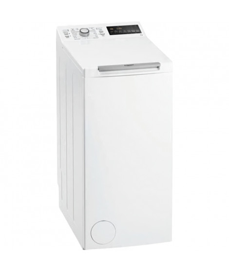 Lave-linge top HOTPOINT WMTG722UFRN/N Essential - 7 kg - 1200 trs/min - Blanc