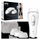 Braun Silk·expert Pro 3 PL3230 - IPL Pour Femme, Épilateur Lumiere Pulsée a Domicile, Blanc/Argent