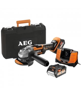 Meuleuse AEG Brushless 18V 125mm BEWS 18-125BL-502C - 2 batteries 5,0Ah- 1 chargeur