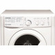 Lave-linge séchant INDESIT EWDC651251WFRN - 6 / 5 kg - Induction - 1200 trs/min - Blanc