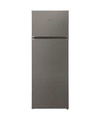 INDESIT I55TM4110X1 - Réfrigérateur congélateur haut - 213L (171 + 42) - Froid Statique - L 54 cm x H 144 cm - Inox