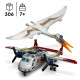 LEGO 76947 Jurassic World L'Embuscade en Avion du Quetzalcoatlus, Avion avec Figurines de Dinosaures, des 7 Ans