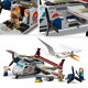 LEGO 76947 Jurassic World L'Embuscade en Avion du Quetzalcoatlus, Avion avec Figurines de Dinosaures, des 7 Ans