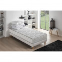 DEKO DREAM Pack pret a dormir MALIN Matelas + Sommier 90 x 190 cm + Couette + Oreiller