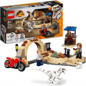 LEGO 76945 Jurassic World La Poursuite en Moto de l'Atrociraptor, Dinosaures, 2 Bébés Dinos et Minifigurines