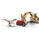 LEGO 76945 Jurassic World La Poursuite en Moto de l'Atrociraptor, Dinosaures, 2 Bébés Dinos et Minifigurines