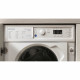 Lave-linge séchant encastrable INDESIT BIWDIL861484EU Push&Go - 8 / 6 kg - Induction - 1400 trs/min - Blanc