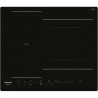 Table de cuisson induction - HOTPOINT - 3 zones - HB2760BNE - L 59 x P 51 cm - 7200W total - Noir