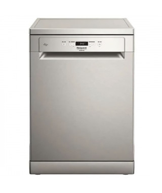 Lave-vaisselle pose libre HOTPOINT HFC3C26FX - 14 couverts - Induction - L60cm - 46 dB - Gris