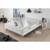 DEKO DREAM TOUT DOUX Pack pret a dormir Matelas + sommier 160x200 + couette + 2 oreillers