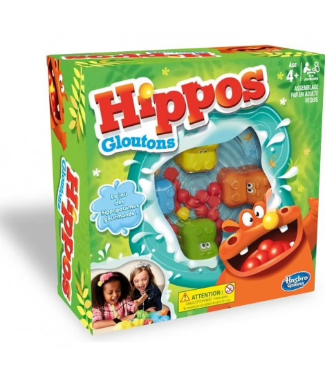 HIPPOS GLOUTONS - Jeu de societe pour enfants - Version francaise