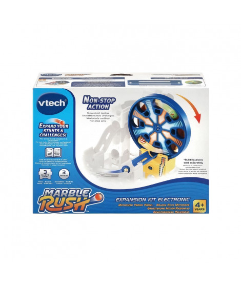 VTECH - Marble Rush Circuit a Billes - Expansion Kit Electronic - Grande Roue Motorisée