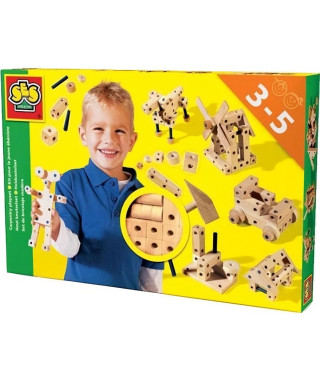 SES CREATIVE Kit pour le jeune ébéniste - Jeu de construction de jouets - Bois