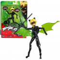 BANDAI Miraculous Ladybug - Mini-poupée 12 cm : Chat Noir et son équipement