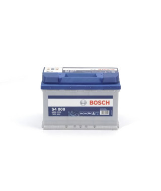 BOSCH Batterie Auto S4008 74Ah 680A / + a droite