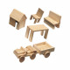 SES CREATIVE Atelier De Menuiserie - 57 pieces de bois