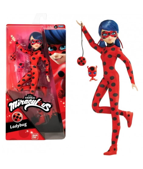 Miraculous Ladybug - Poupée mannequin 26 cm : Ladybug - BANDAI