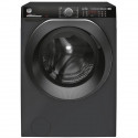 Lave-linge hublot HOOVER H-WASH 500 HWP49AMBCR/1-S - 9 kg - Induction - 1400 trs/min - Classe A - connecté - vapeur - Anthracite