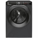 Lave-linge hublot HOOVER H-WASH 500 HWP48AMBCR/1-S - 8 kg - Induction - 1400 trs/min - Classe A - connecté - vapeur - Anthracite