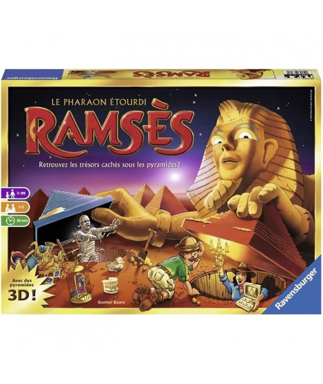 Ramses - Ravensburger - Jeu de société famille - Jeu de mémoire - Des 7 ans